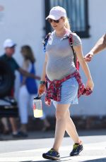 Pregnant HEIDI MONTAG Out in Pacific Palisades 07/04/2017