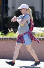 Pregnant HEIDI MONTAG Out in Pacific Palisades 07/04/2017