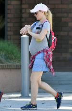 Pregnant HEIDI MONTAG Out in Pacific Palisades 07/04/2017