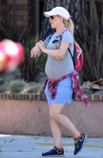 Pregnant HEIDI MONTAG Out in Pacific Palisades 07/04/2017