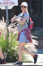 Pregnant HEIDI MONTAG Out in Pacific Palisades 07/04/2017