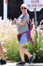 Pregnant HEIDI MONTAG Out in Pacific Palisades 07/04/2017