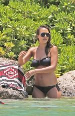 Pregnant JESSICA ALBA in Bikini at a Beach in Hawaii 07/23/2017
