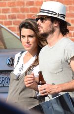 Pregnant NIKKI REED and Ian Somerhalder Out Shooping in Los Angele 07/09/2017