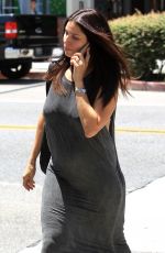 Pregnant ROSELYN SANCHEZ Out in Beverly Hills 07/19/2017
