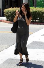 Pregnant ROSELYN SANCHEZ Out in Beverly Hills 07/19/2017
