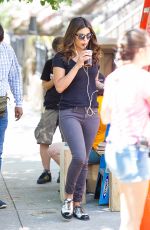 PRIYANKA CHOPRA  on the Set of A Kid Like Jake in Brooklyn 07/09/2017