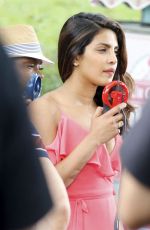 PRIYANKA CHOPRA on the Sets of Isn