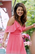 PRIYANKA CHOPRA on the Sets of Isn
