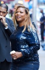 QUEEN LATIFAH Arrives at Good Morning America in New York 07/20/2017