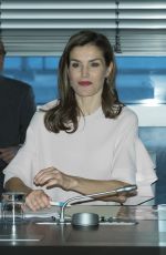 QUEEN LETIZIA OF SPAIN at Foundation of Aid Against Drug Addiction Meeting in Madrid 07/04/2017