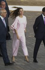 QUEEN LETIZIA OF SPAIN at Foundation of Aid Against Drug Addiction Meeting in Madrid 07/04/2017