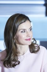 QUEEN LETIZIA OF SPAIN at Foundation of Aid Against Drug Addiction Meeting in Madrid 07/04/2017