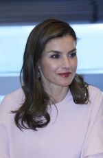 QUEEN LETIZIA OF SPAIN at Foundation of Aid Against Drug Addiction Meeting in Madrid 07/04/2017