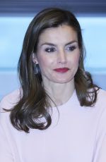QUEEN LETIZIA OF SPAIN at Foundation of Aid Against Drug Addiction Meeting in Madrid 07/04/2017