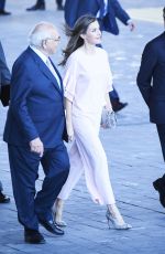 QUEEN LETIZIA OF SPAIN at Foundation of Aid Against Drug Addiction Meeting in Madrid 07/04/2017