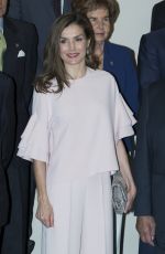 QUEEN LETIZIA OF SPAIN at Foundation of Aid Against Drug Addiction Meeting in Madrid 07/04/2017