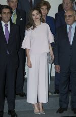 QUEEN LETIZIA OF SPAIN at Foundation of Aid Against Drug Addiction Meeting in Madrid 07/04/2017