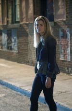 RACHAEL TAYLOR on the Set of Jessica Jones, Season 2 in New York 07/17/2017