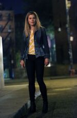 RACHAEL TAYLOR on the Set of Jessica Jones, Season 2 in New York 07/17/2017