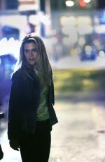 RACHAEL TAYLOR on the Set of Jessica Jones, Season 2 in New York 07/17/2017