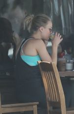 REBECCA RITTENHOUSE and Chace Crawford at Kings Road Cafe in West Hollywood 07/17/2017