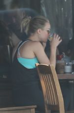 REBECCA RITTENHOUSE and Chace Crawford at Kings Road Cafe in West Hollywood 07/17/2017