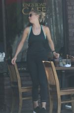 REBECCA RITTENHOUSE and Chace Crawford at Kings Road Cafe in West Hollywood 07/17/2017