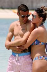 REBEKAH VARDY in Bikini on the Beach in Dubai 07/01/2017