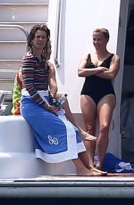 REESE WITHERSPOON in Swimsuit at a Boat in Sag Harbor 07/21/2017