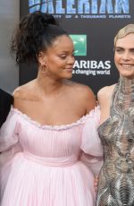 RIHANNA at Valerian and the City of a Thousand Planet Premiere in Hollywood 07/17/2017