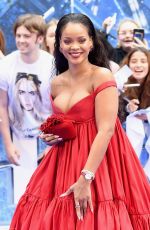 RIHANNA at Valerian and the City of a Thousand Planets Premiere in London 07/24/2017