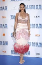 RIHANNA at Valerian and the City of a Thousand Planets Premiere in Paris 07/25/2017