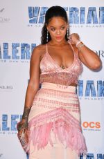 RIHANNA at Valerian and the City of a Thousand Planets Premiere in Paris 07/25/2017