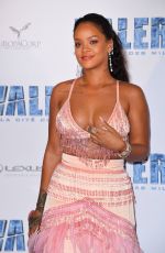 RIHANNA at Valerian and the City of a Thousand Planets Premiere in Paris 07/25/2017