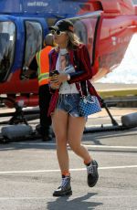 RITA ORA at a Heliport in New York 07/16/2017