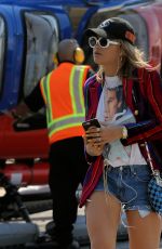 RITA ORA at a Heliport in New York 07/16/2017