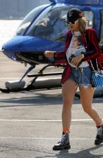 RITA ORA at a Heliport in New York 07/16/2017