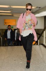 RITA ORA at Hathrow Airport in London 07/21/2017