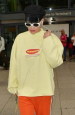 RITA ORA at Heathrow Airport in London 07/09/2017