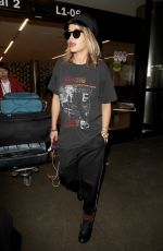 RITA ORA at LAX Airport in Los Angeles 07/11/2017