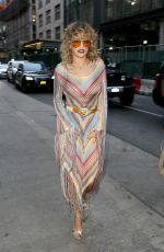 RITA ORA Leaves Bowery Hotel in New York 07/17/2017