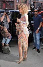 RITA ORA Leaves Bowery Hotel in New York 07/17/2017