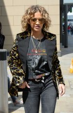 RITA ORA Leaves Mediacityuk Studios in Manchester 07/22/2017