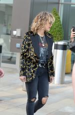 RITA ORA Leaves Mediacityuk Studios in Manchester 07/22/2017