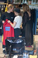 RITA ORA Shopping at Store at Soho House Hotel in Berlin 07/03/2017