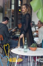 RITA ORA Shopping at Store at Soho House Hotel in Berlin 07/03/2017