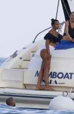 ROCHELLE HUMES in Bikini at a Boat in Ibiza 07/20/2017