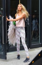 ROMEE STRIJD Arrives at Milk Studios for VS Photoshoot in New York 07/28/2017