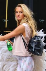 ROMEE STRIJD Arrives at Milk Studios for VS Photoshoot in New York 07/28/2017